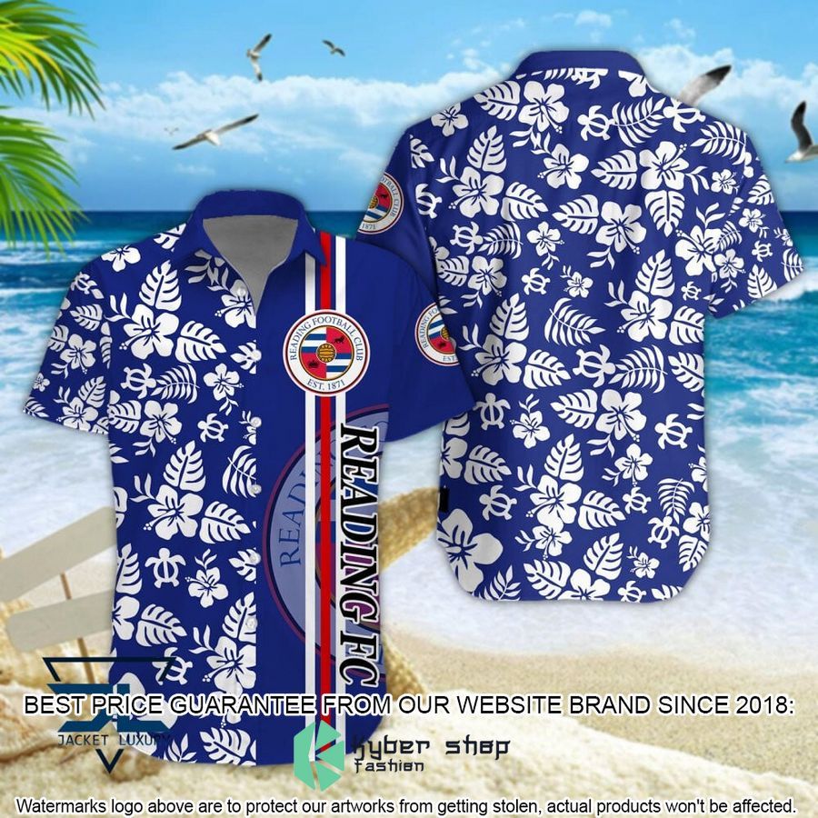 Reading F.C blue Hawaiian Shirt, Shorts