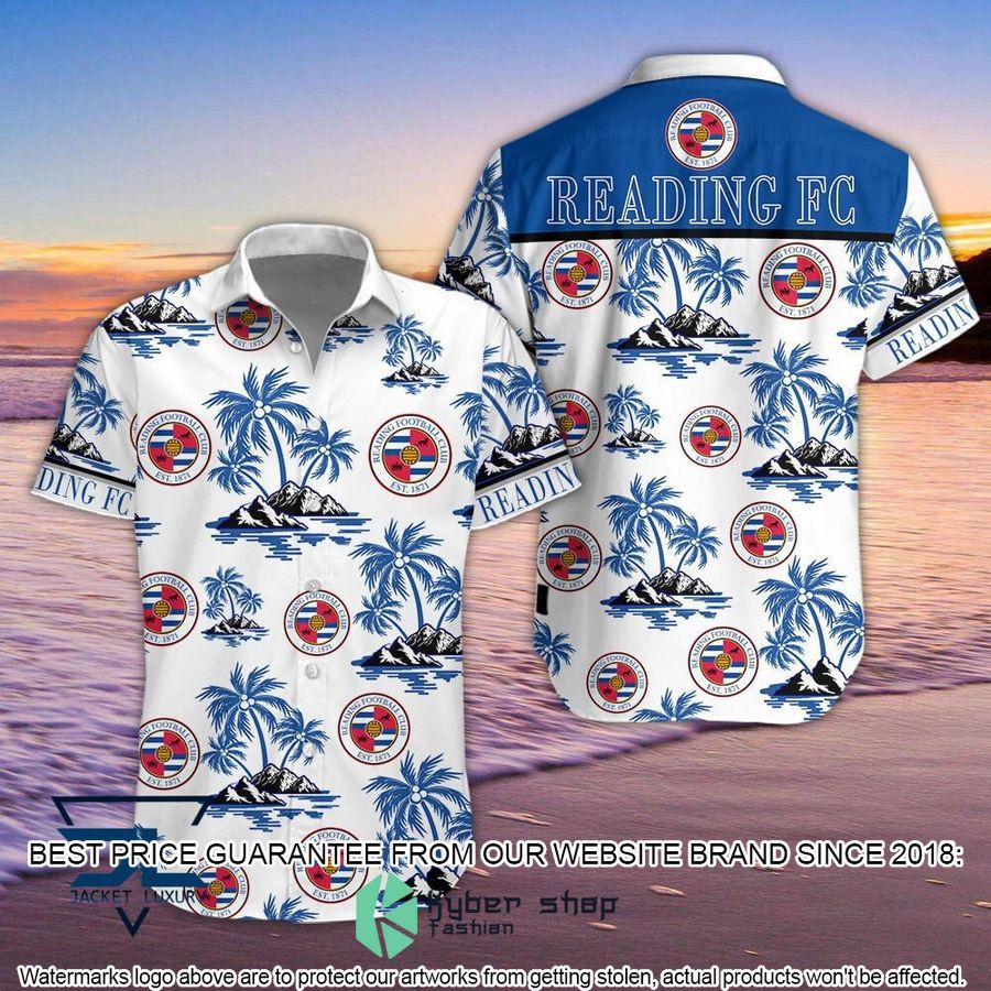 Reading F.C Palm Tree Hawaiian Shirt, Shorts