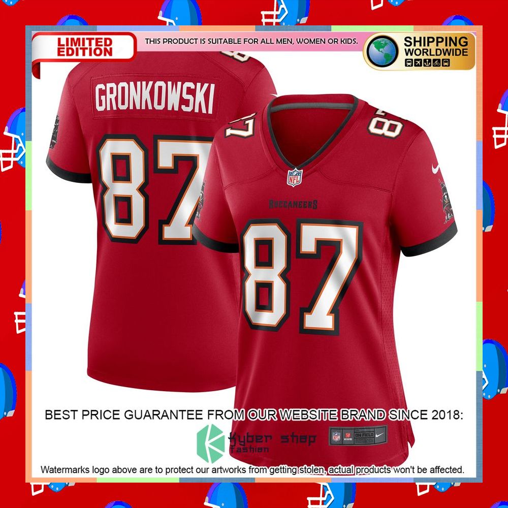 Rob Gronkowski Tampa Bay Buccaneers Women's Alternate Pewter Football Jersey 10 Rob Gronkowski Tampa Bay Buccaneers Women's Alternate Pewter Football Jersey word1