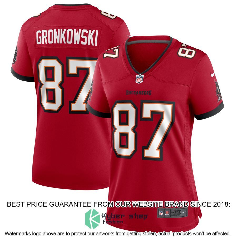 Rob Gronkowski Tampa Bay Buccaneers Women's Alternate Pewter Football Jersey 5 Rob Gronkowski Tampa Bay Buccaneers Women's Alternate Pewter Football Jersey word1
