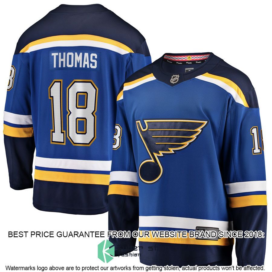 Robert Thomas St. Louis Blues Home Blue Hockey Jersey