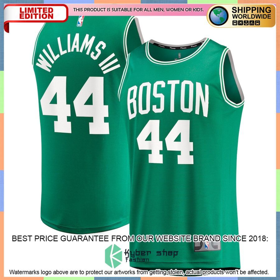 Robert Williams III Boston Celtics 2021-22 Kelly Green Basketball Jersey