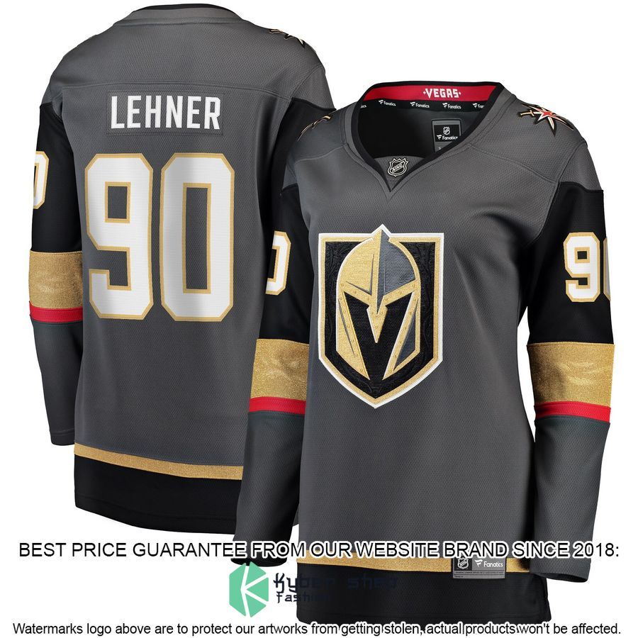 Robin Lehner Vegas Golden Knights Women's Gray Hockey Jersey