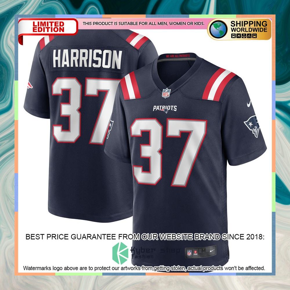 Rodney Harrison New England Patriots Football Navy Football Jersey 8 Rodney Harrison New England Patriots Football Navy Football Jersey word1