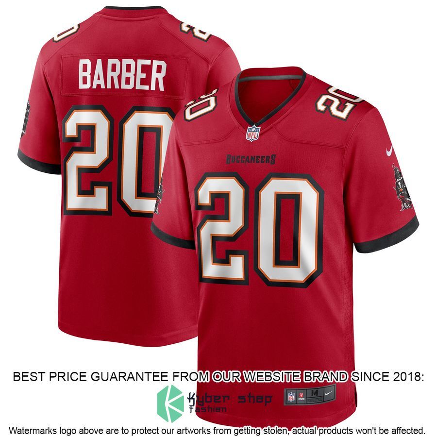 Ronde Barber Tampa Bay Buccaneers Red Football Jersey
