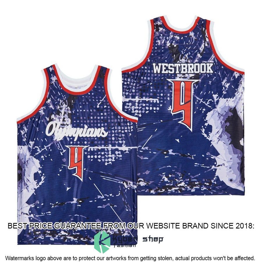Russell Westbrook Olympians High School Basketball Jersey