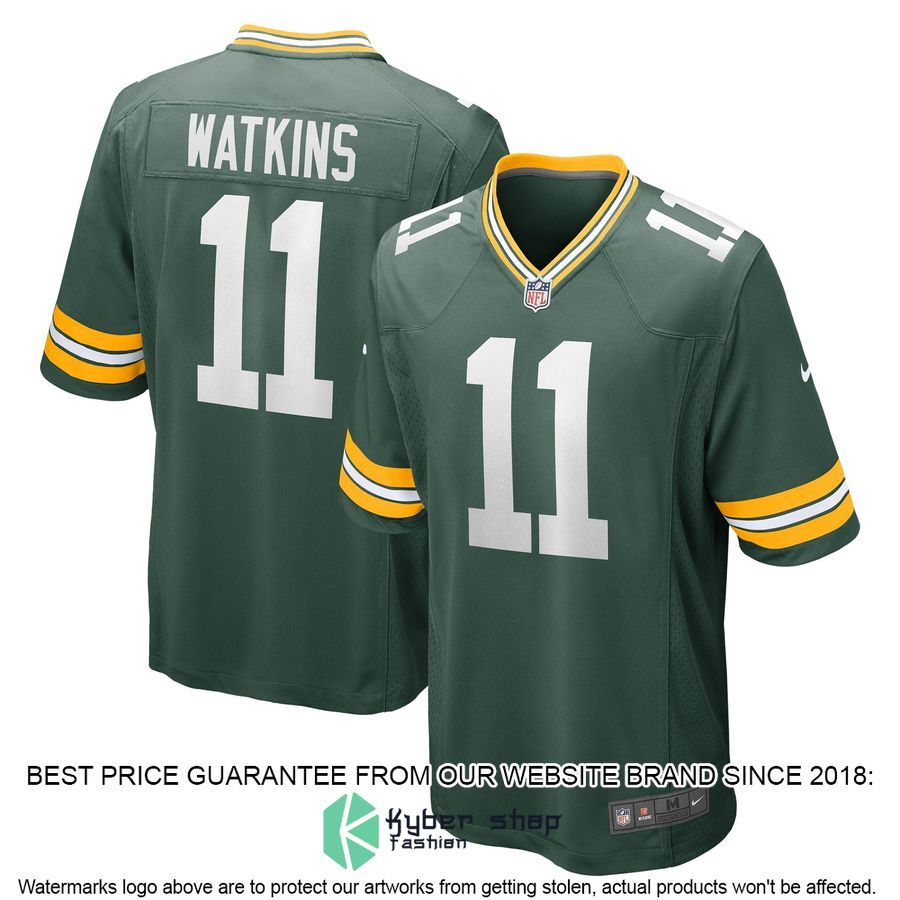 Sammy Watkins Green Bay Packers Green Football Jersey