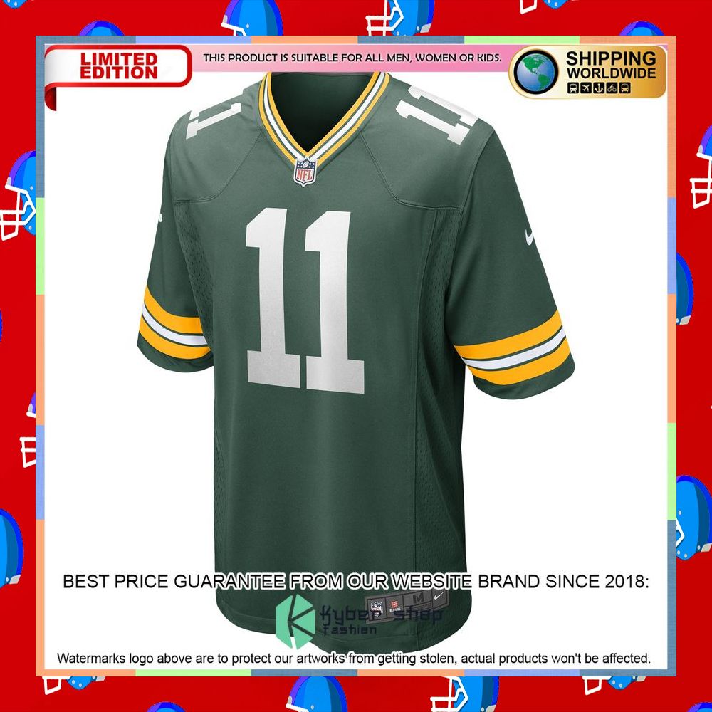 Sammy Watkins Green Bay Packers Green Football Jersey 6 Sammy Watkins Green Bay Packers Green Football Jersey word3