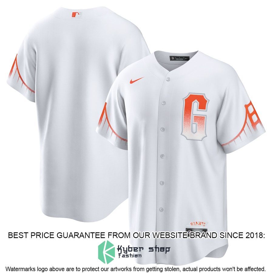 San Francisco Giants City Connect White Baseball Jersey word2
