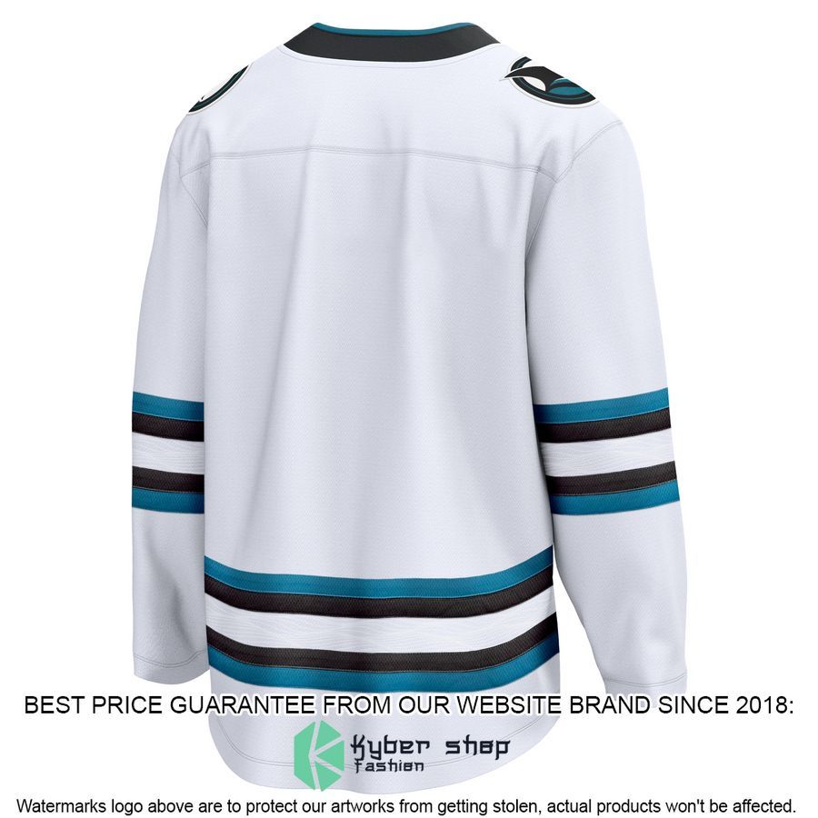 San Jose Sharks Away Premier White Hockey Jersey 3 San Jose Sharks Away Premier White Hockey Jersey word1