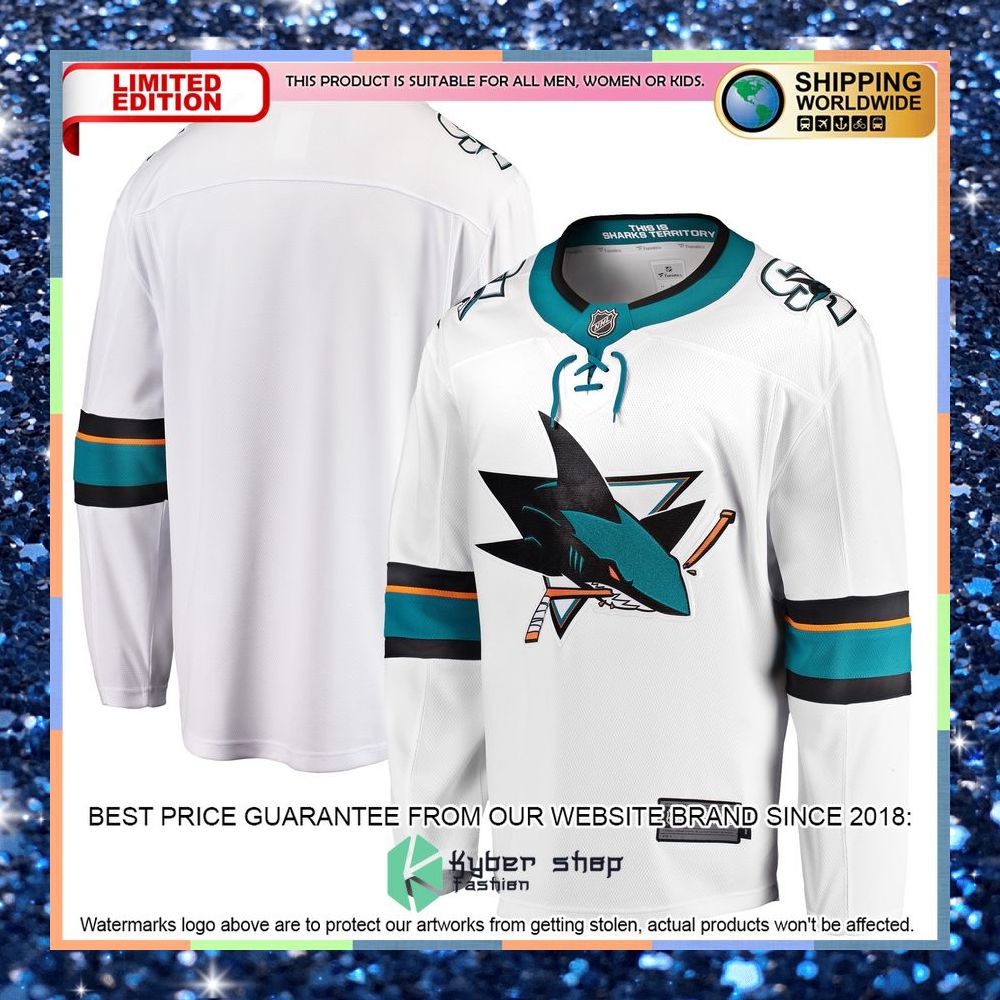 San Jose Sharks Breakaway Home Teal Hockey Jersey 10 San Jose Sharks Breakaway Home Teal Hockey Jersey word3