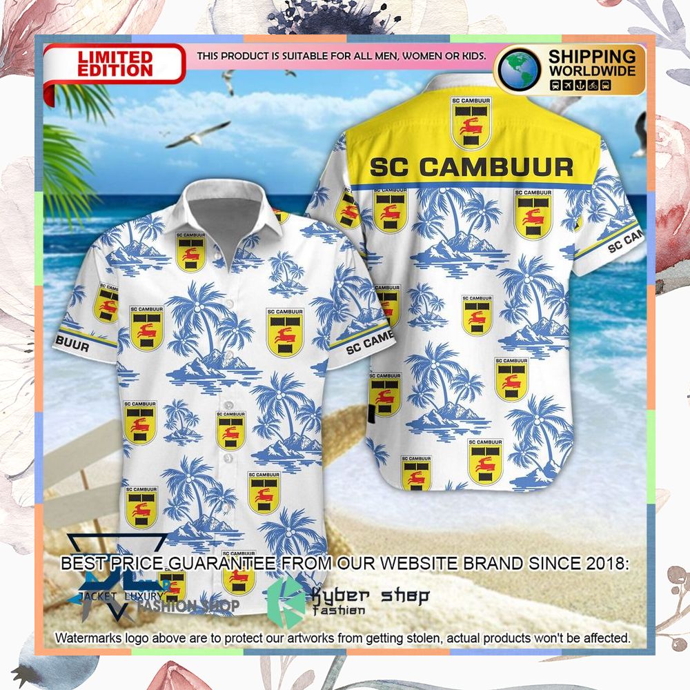SC Cambuur Hawaiian Shirt, Shorts 5 SC Cambuur Hawaiian Shirt, Shorts word2