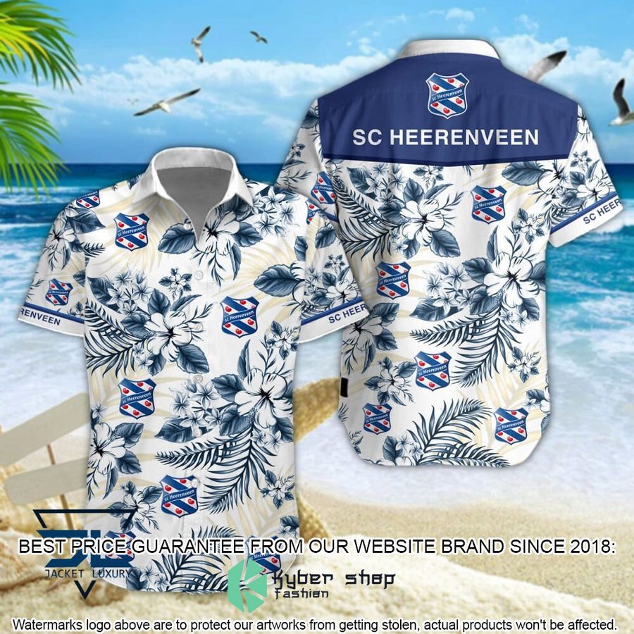 SC Heerenveen Hibiscus Hawaiian Shirt, Shorts