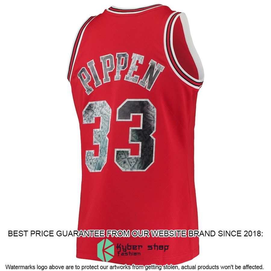 Scottie Pippen Chicago Bulls Mitchell & Ness 1996-97 Hardwood Classics NBA 75th Anniversary Diamond Red Basketball Jersey 3 Scottie Pippen Chicago Bulls Mitchell & Ness 1996-97 Hardwood Classics NBA 75th Anniversary Diamond Red Basketball Jersey word1