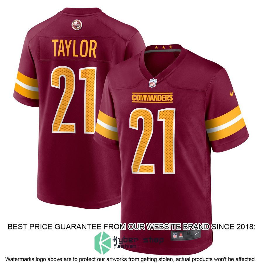 Sean Taylor Washington Commanders Burgundy Football Jersey