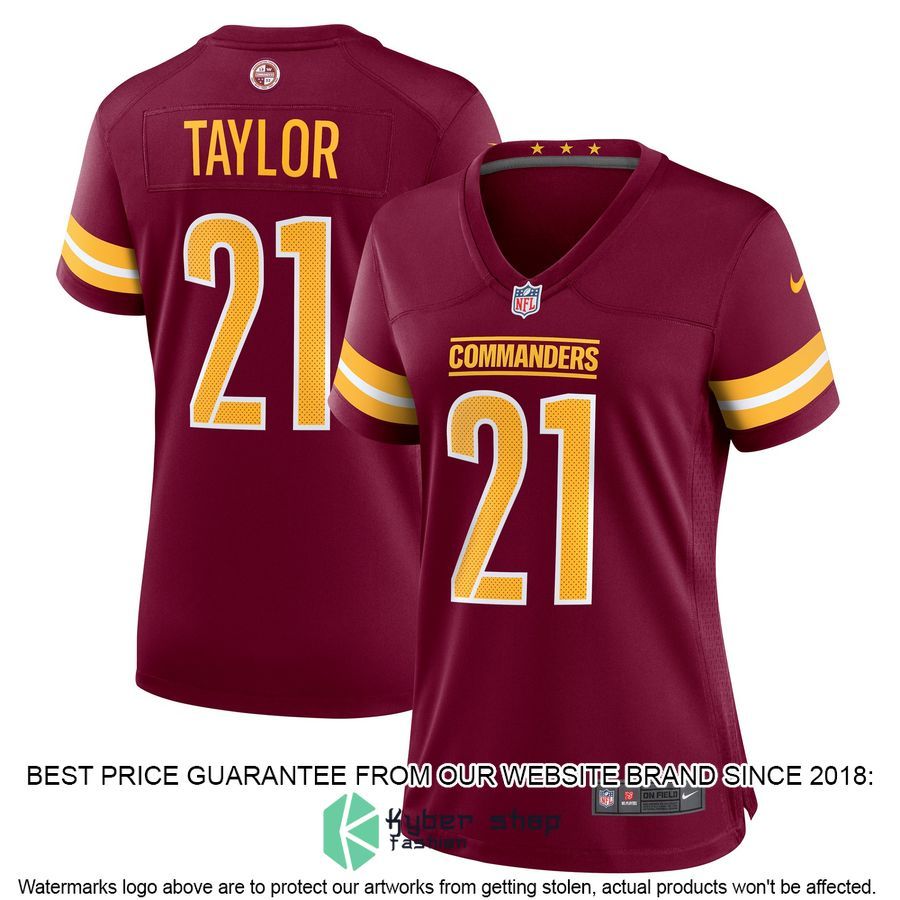 Sean Taylor Washington Commanders Women's Retired Burgundy Football Jersey