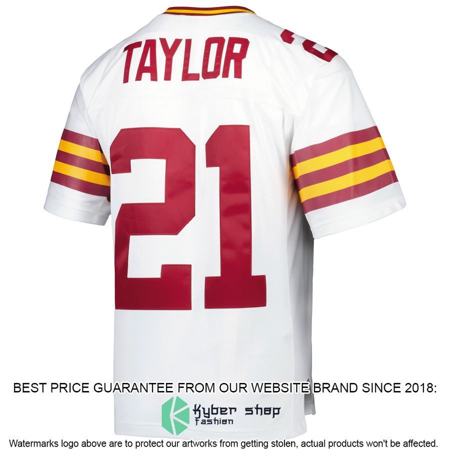 Sean Taylor Washington Football Team Mitchell & Ness 2007 Legacy Replica White Football Jersey 3 Sean Taylor Washington Football Team Mitchell & Ness 2007 Legacy Replica White Football Jersey word1