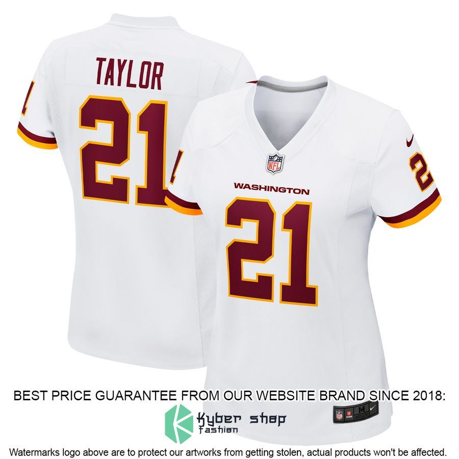 Sean Taylor Washington Football Team Women's Retired White Football Jersey