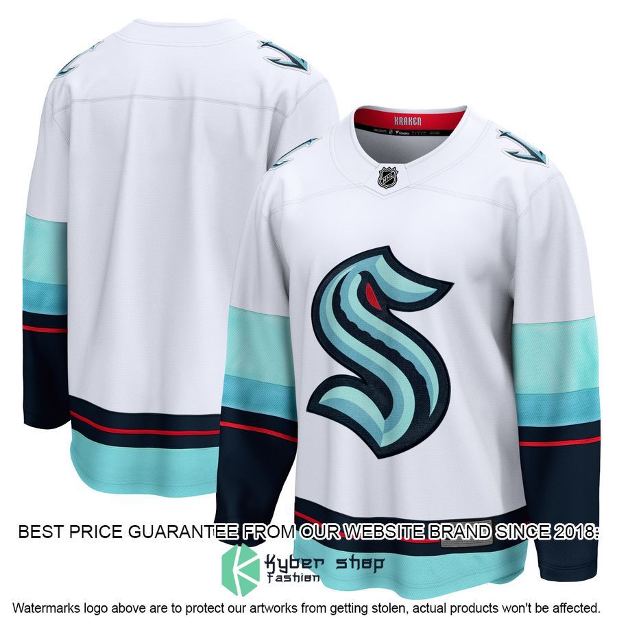 Seattle Kraken Away White Hockey Jersey