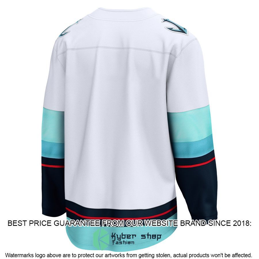 Seattle Kraken Away White Hockey Jersey 3 Seattle Kraken Away White Hockey Jersey word3
