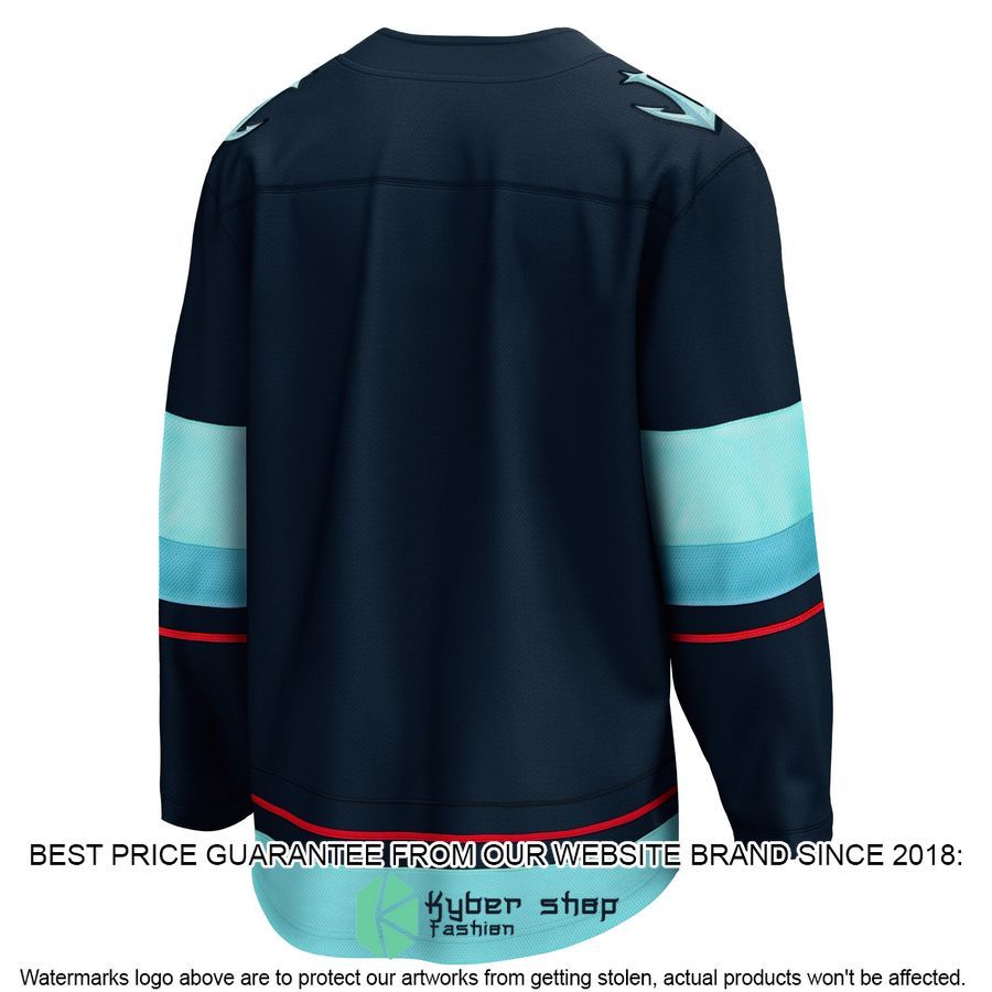Seattle Kraken Home Navy Hockey Jersey 3 Seattle Kraken Home Navy Hockey Jersey word1