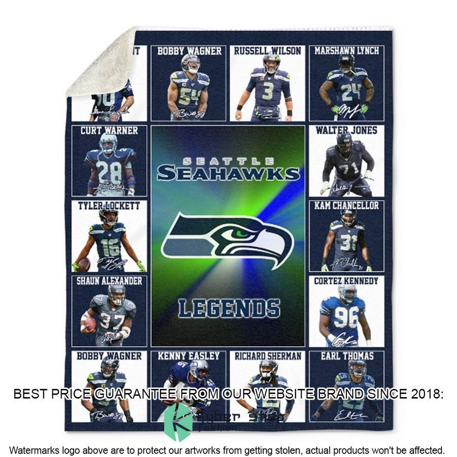 Seattle Seahawks Legends Fleece Blanket