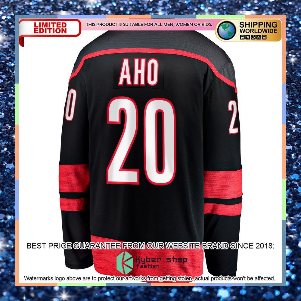 Sebastian Aho Carolina Hurricanes Alternate Premier Black Hockey Jersey 8 Sebastian Aho Carolina Hurricanes Alternate Premier Black Hockey Jersey word3