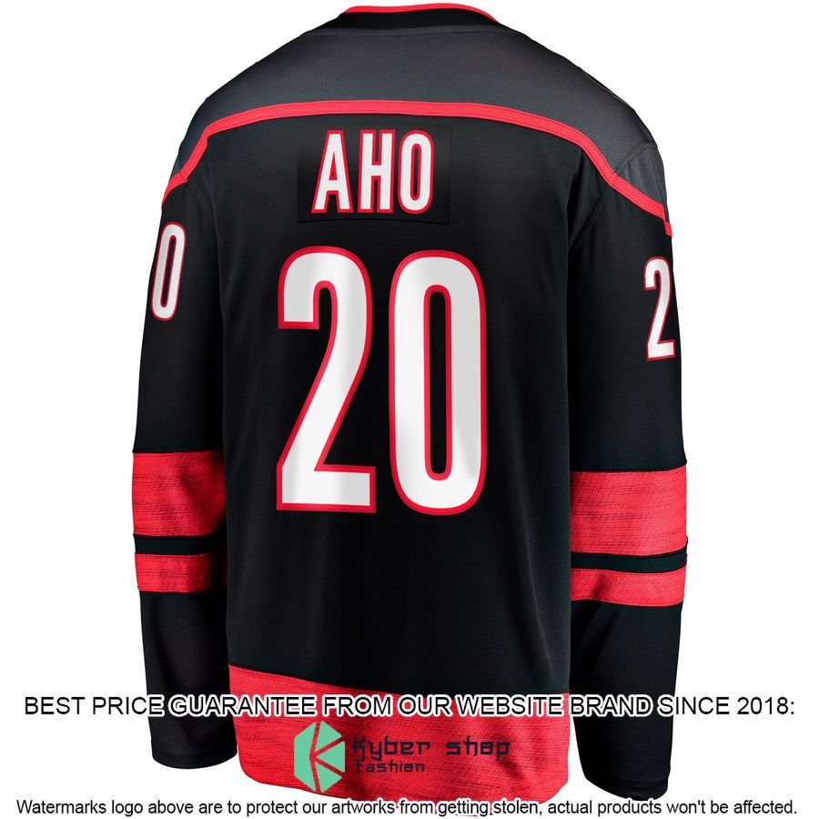 Sebastian Aho Carolina Hurricanes Alternate Premier Black Hockey Jersey 3 Sebastian Aho Carolina Hurricanes Alternate Premier Black Hockey Jersey word3
