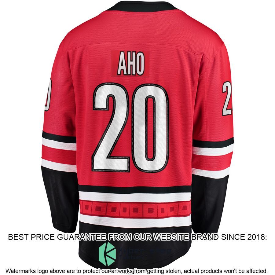 Sebastian Aho Carolina Hurricanes Premier Red Hockey Jersey 3 Sebastian Aho Carolina Hurricanes Premier Red Hockey Jersey word3
