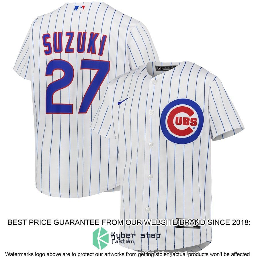 Seiya Suzuki Chicago Cubs Youth Home Player White Baseball Jersey