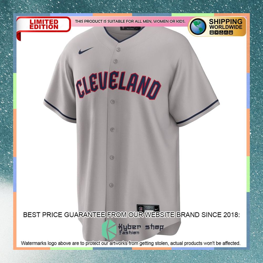 Shane Bieber Cleveland Guardians Road Player Gray Baseball Jersey 5 Shane Bieber Cleveland Guardians Road Player Gray Baseball Jersey word1