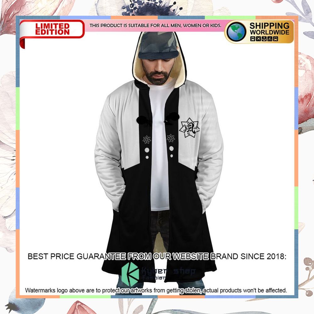 Shinazugawa Sanemi Demon Slayer Hooded Cloak 8 Shinazugawa Sanemi Demon Slayer Hooded Cloak word1