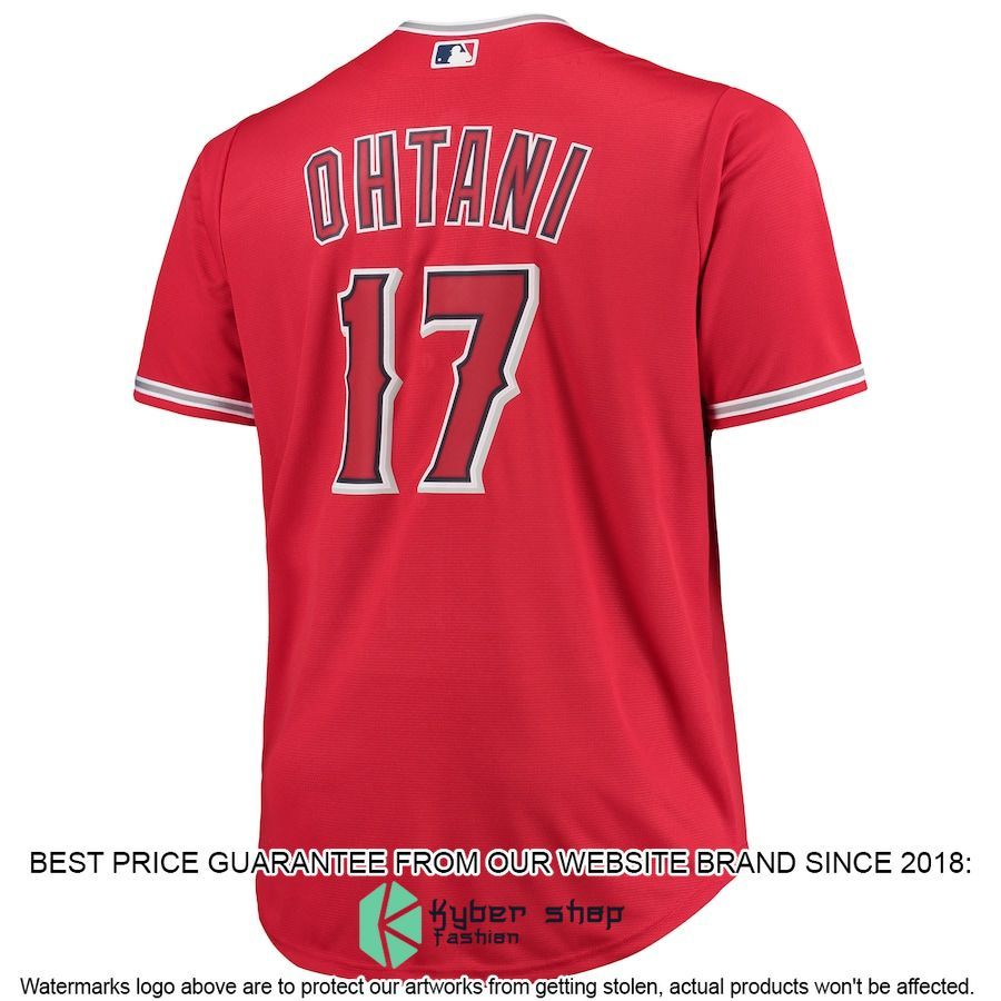 Shohei Ohtani Los Angeles Angels Big And Tall Player Red Baseball Jersey 3 Shohei Ohtani Los Angeles Angels Big And Tall Player Red Baseball Jersey word3