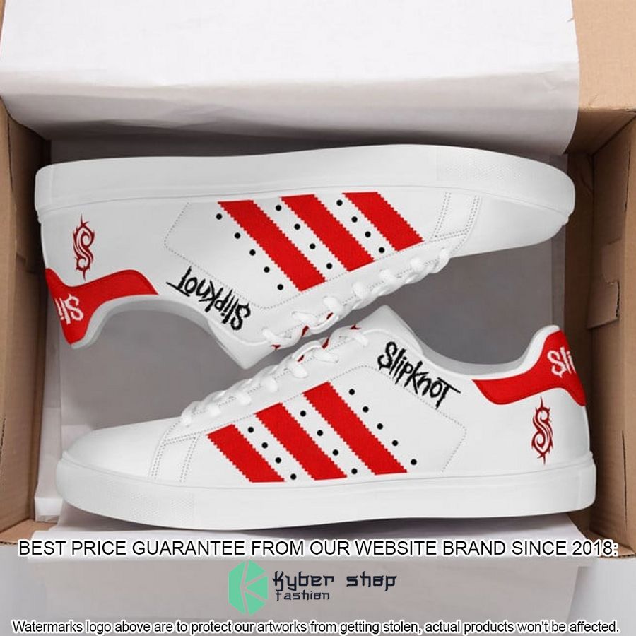 Slipknot logo white Stan Smith Shoes