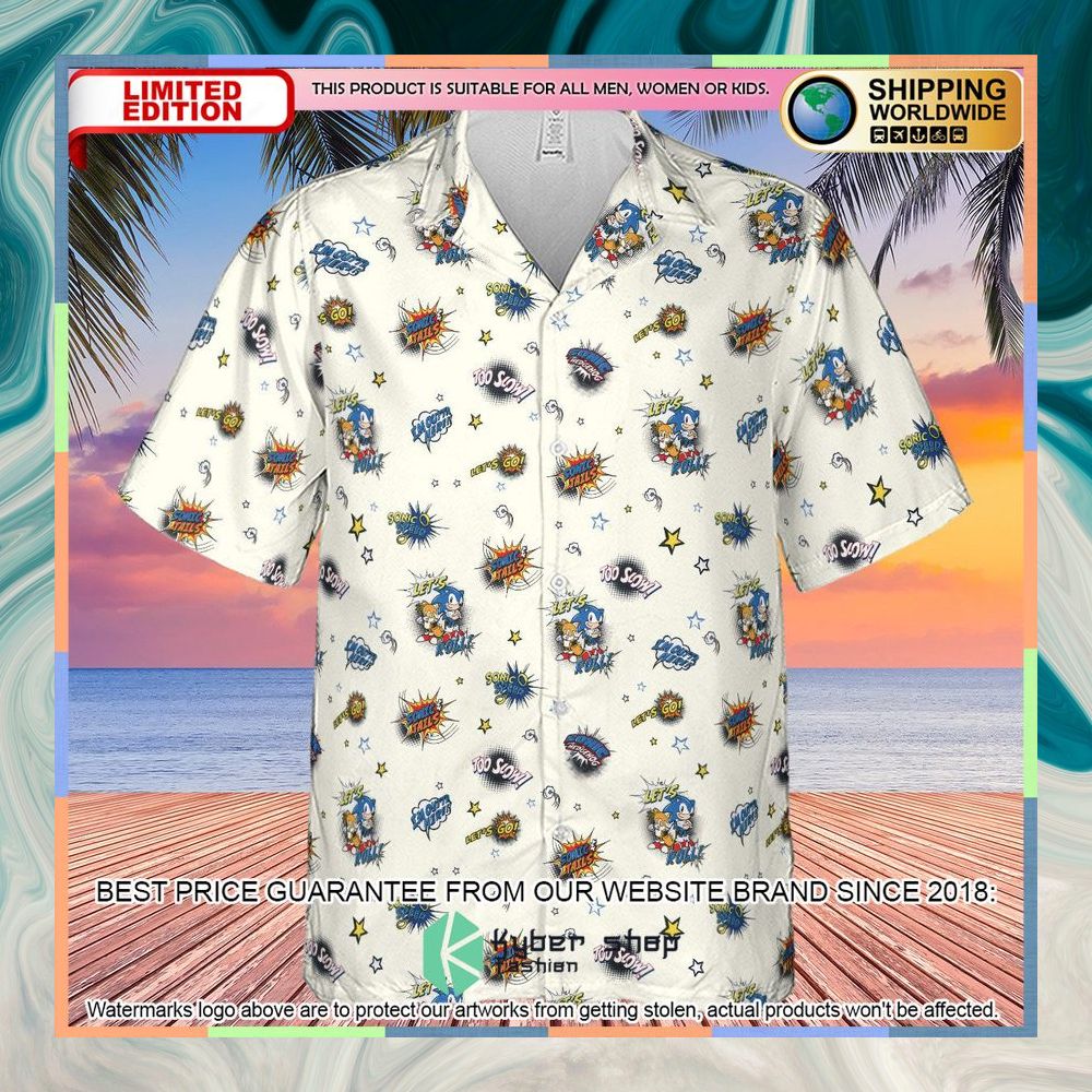 Sonic The Hedgehog Pattern Hawaiian Shirt 6 Sonic The Hedgehog Pattern Hawaiian Shirt word2