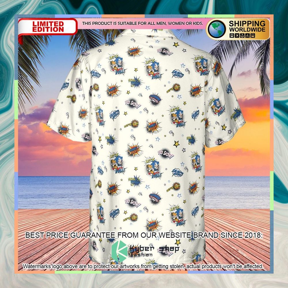 Sonic The Hedgehog Pattern Hawaiian Shirt 7 Sonic The Hedgehog Pattern Hawaiian Shirt word2
