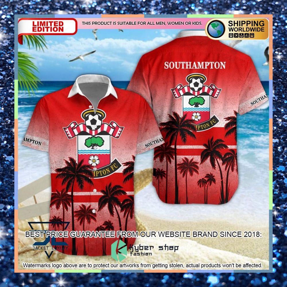 Southampton Palm Tree Hawaiian Shirt, Shorts 3 Southampton Palm Tree Hawaiian Shirt, Shorts word2