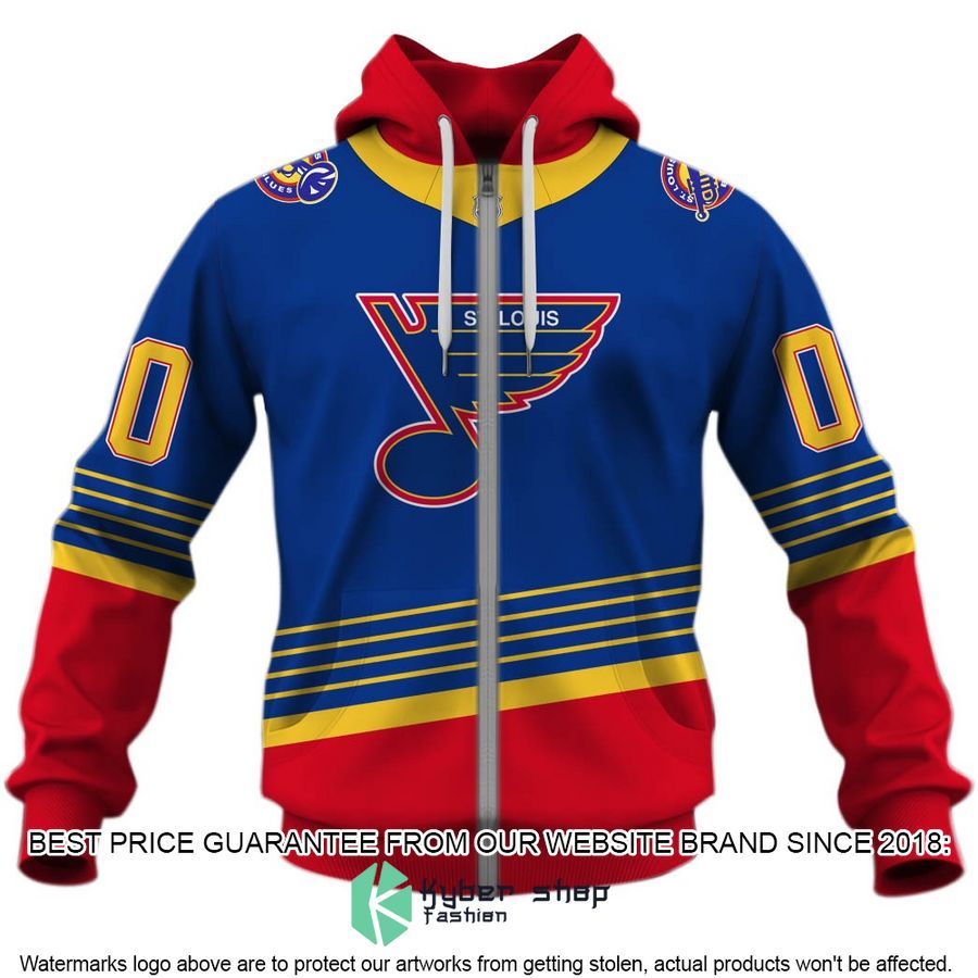 St. Louis Blues Blue Retro 2019-20 Authentic CUSTOM Shirt, Hoodie 3 St. Louis Blues Blue Retro 2019-20 Authentic CUSTOM Shirt, Hoodie word3