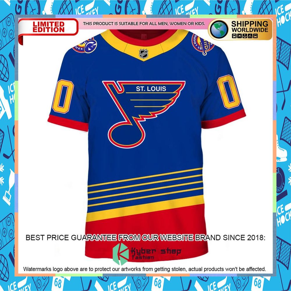 St. Louis Blues Blue Retro 2019-20 Authentic CUSTOM Shirt, Hoodie 12 St. Louis Blues Blue Retro 2019-20 Authentic CUSTOM Shirt, Hoodie word3