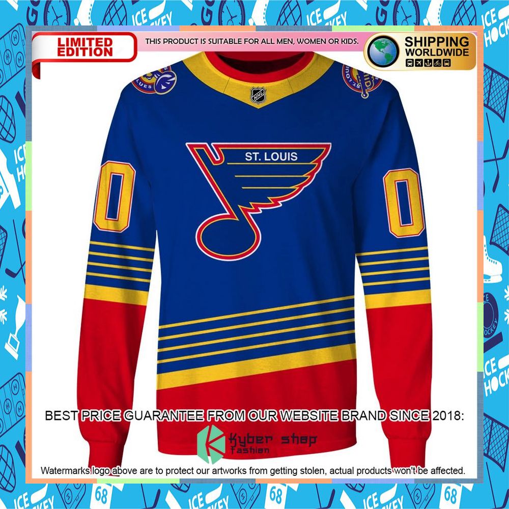St. Louis Blues Blue Retro 2019-20 Authentic CUSTOM Shirt, Hoodie 14 St. Louis Blues Blue Retro 2019-20 Authentic CUSTOM Shirt, Hoodie word3