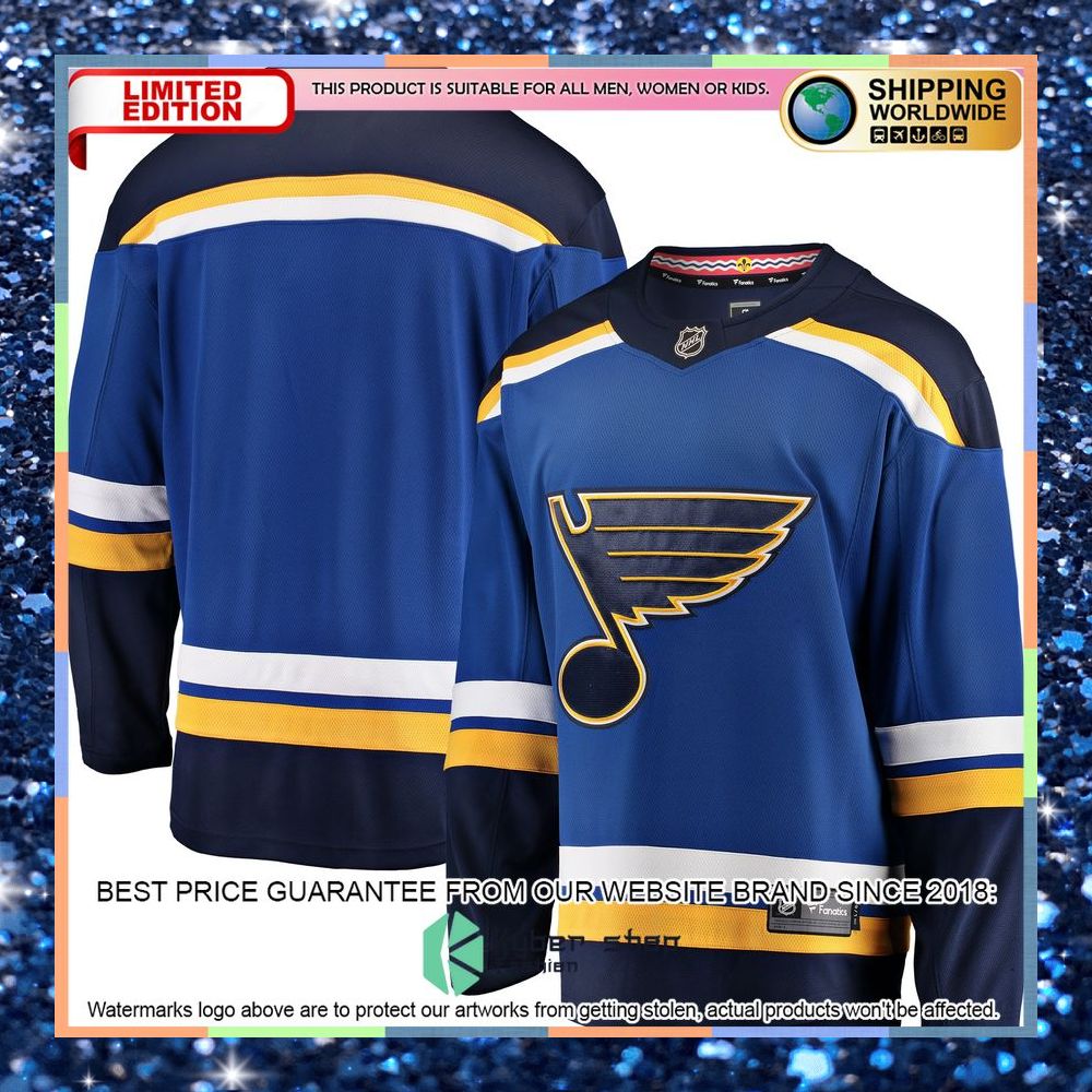 St. Louis Blues Breakaway Home Blue Hockey Jersey 9 St. Louis Blues Breakaway Home Blue Hockey Jersey word2