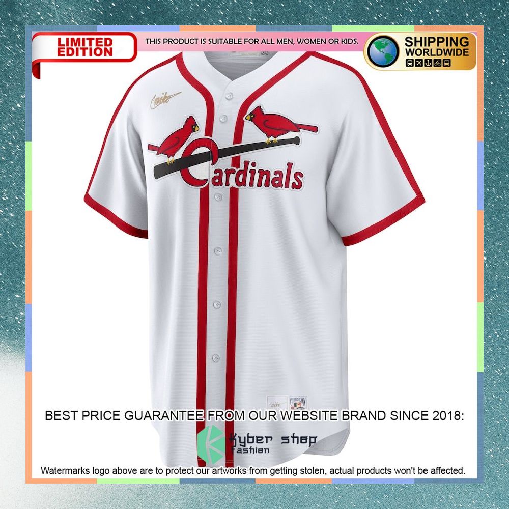 Stan Musial St Louis Cardinals Home Cooperstown Collection Player White Baseball Jersey 5 Stan Musial St Louis Cardinals Home Cooperstown Collection Player White Baseball Jersey word3
