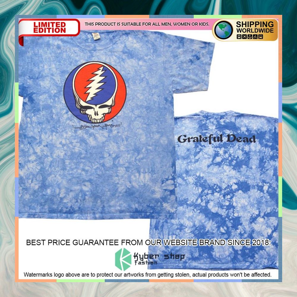 Steal Your Face Blue Crinkle Shirt, Hoodie 3 Steal Your Face Blue Crinkle Shirt, Hoodie word3