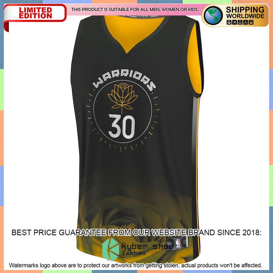 Stephen Curry Golden State Warriors 2022-23 Black Basketball Jersey