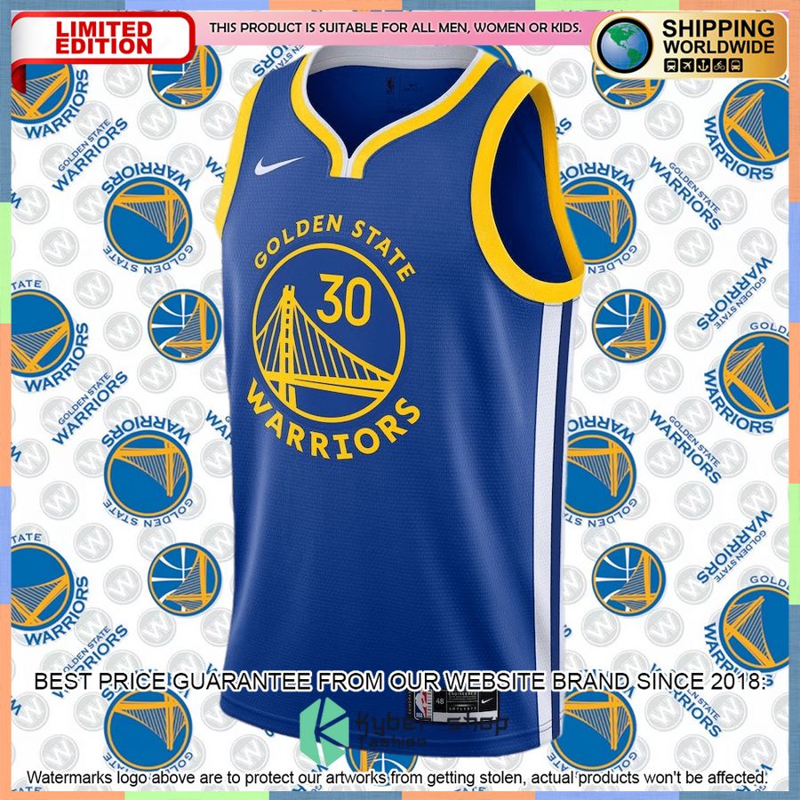 Stephen Curry Golden State Warriors Nike 2020-21 Royal Basketball Jersey 5 Stephen Curry Golden State Warriors Nike 2020-21 Royal Basketball Jersey word2