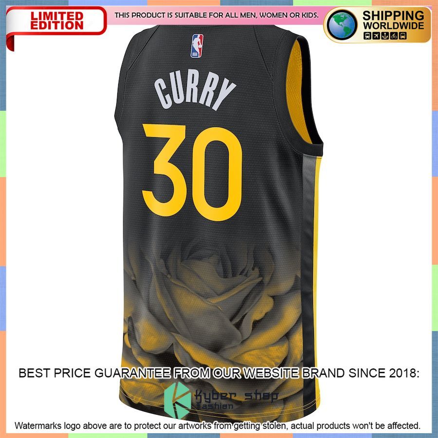Stephen Curry Golden State Warriors Nike 2022-23 Black Basketball Jersey 3 Stephen Curry Golden State Warriors Nike 2022-23 Black Basketball Jersey word1