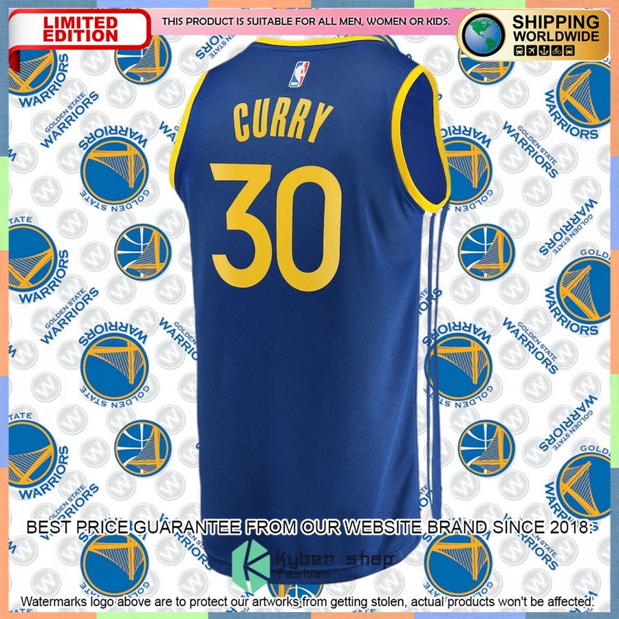 Stephen Curry Golden State Warriors Player Team Royal Basketball Jersey 6 Stephen Curry Golden State Warriors Player Team Royal Basketball Jersey word2
