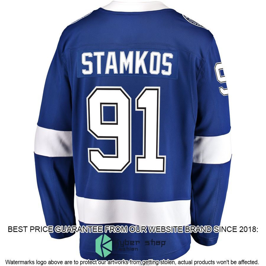 Steven Stamkos Tampa Bay Lightning Breakaway Blue Hockey Jersey 3 Steven Stamkos Tampa Bay Lightning Breakaway Blue Hockey Jersey word2