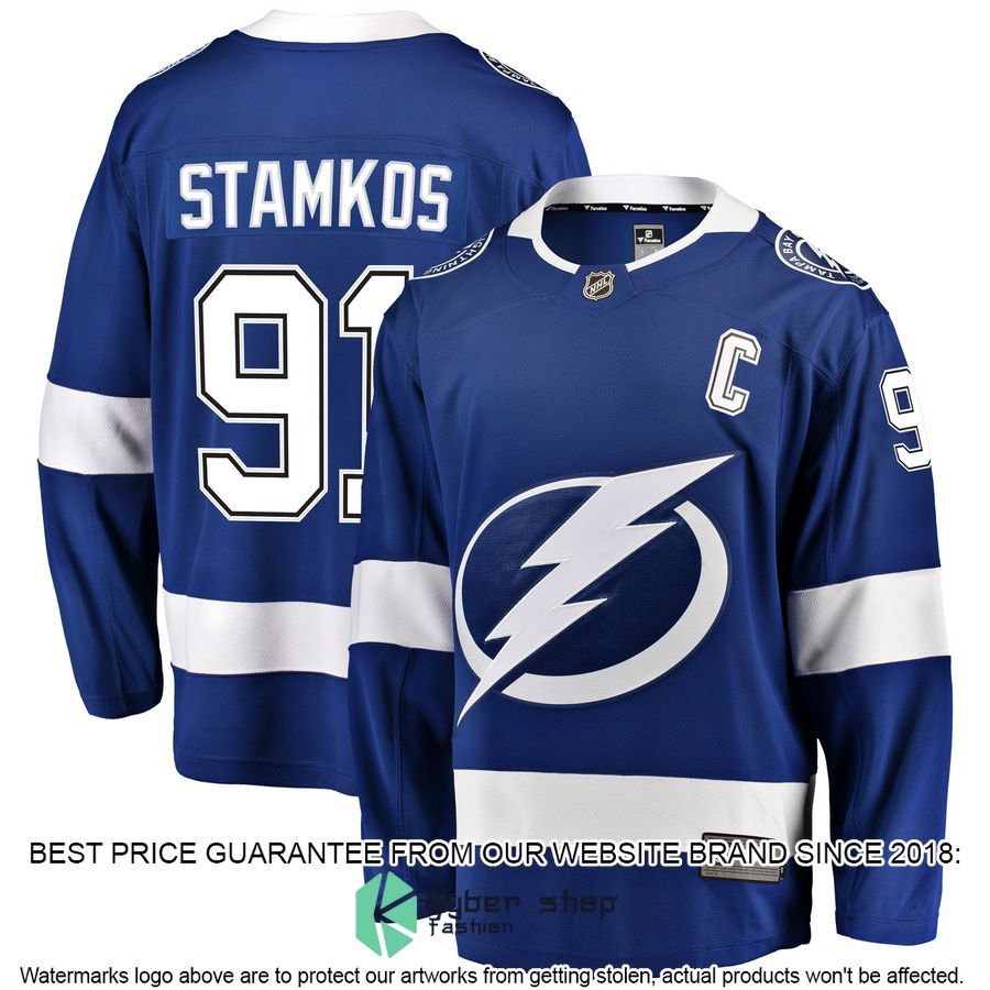 Steven Stamkos Tampa Bay Lightning Breakaway Blue Hockey Jersey 4 Steven Stamkos Tampa Bay Lightning Breakaway Blue Hockey Jersey word2