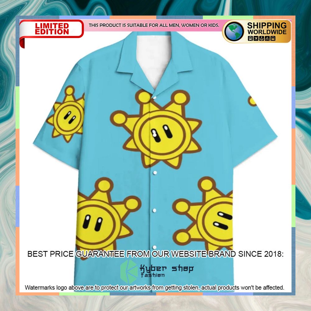 Super Mario Hawaiian shirt 5 Super Mario Hawaiian shirt word2
